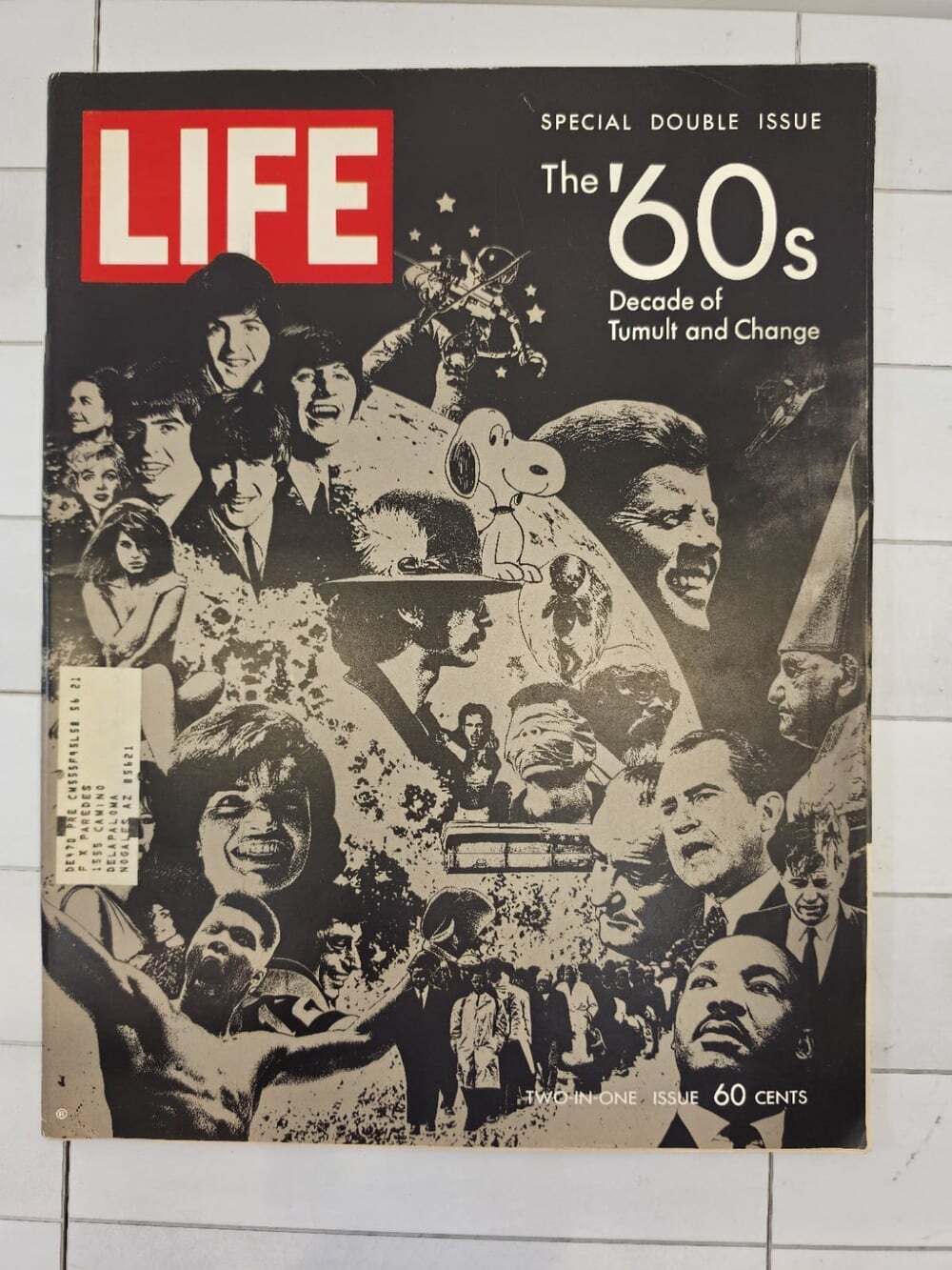 Life Magazine Special Double Issue The '60s Decade of Tumult/Change Dec 26, 1969